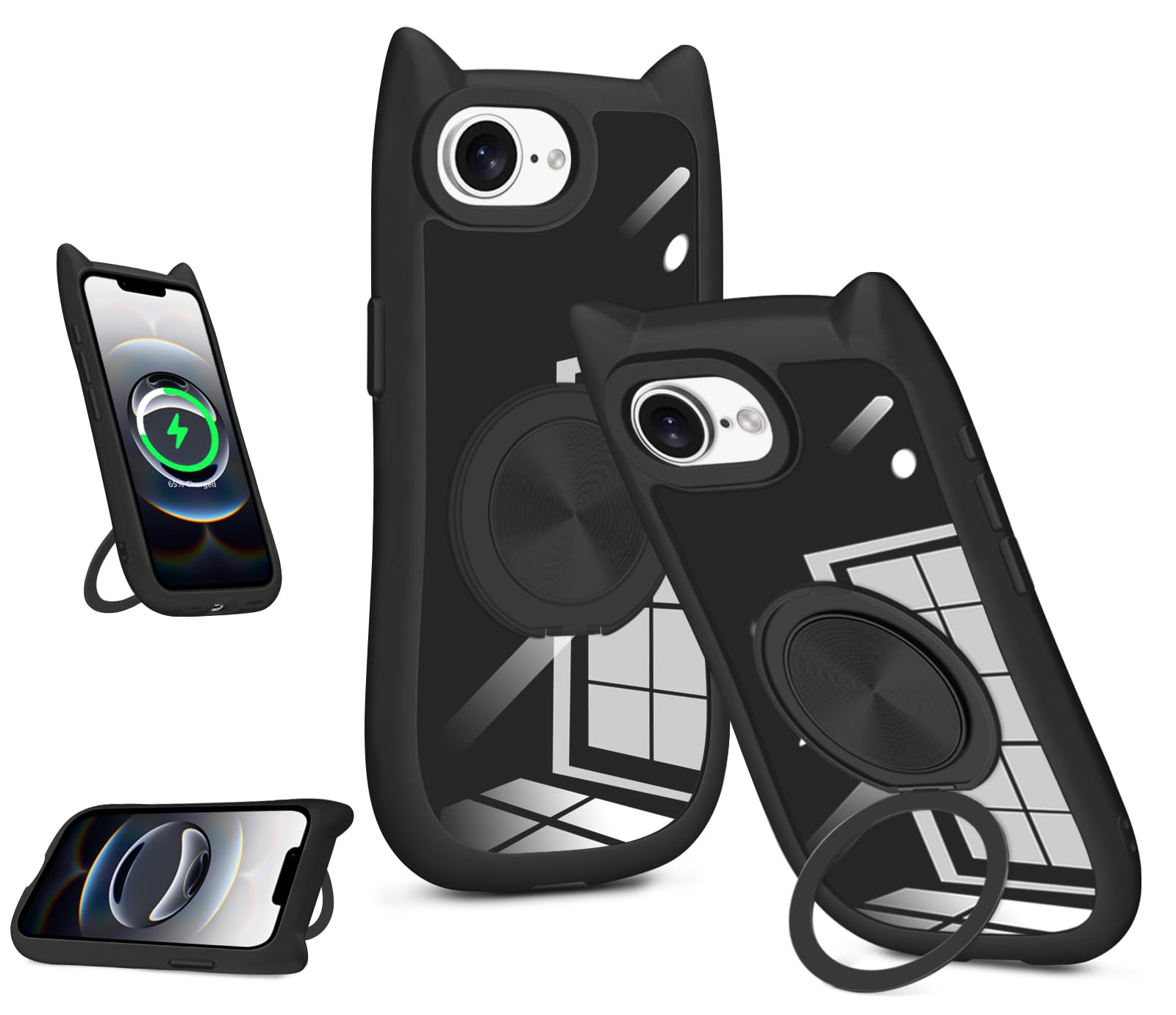 スマホ、雑貨、その他 Amazon.co.jp: iPhone 16e/iPhone17e 用 スマホケース 猫耳デザイン